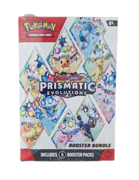 Pokémon Prismatic Evolutions, (Engels) booster bundle - PKMSTORAGEZ
