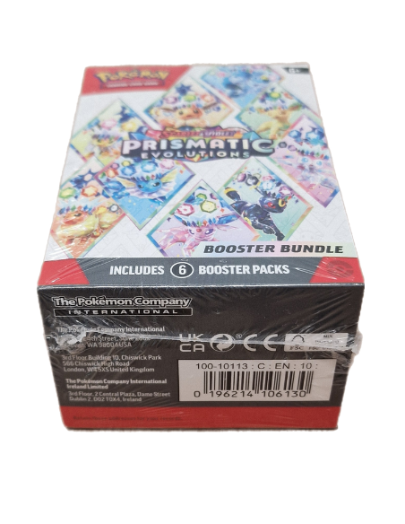 Pokémon Prismatic Evolutions, (Engels) booster bundle - PKMSTORAGEZ