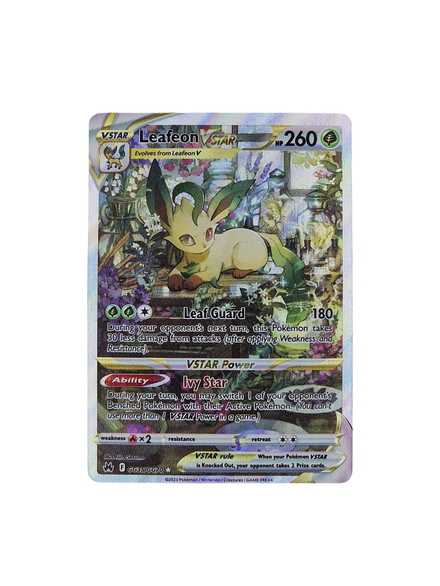Pokémon, Leafeon VStar (Engelse) single card - PKMSTORAGEZ