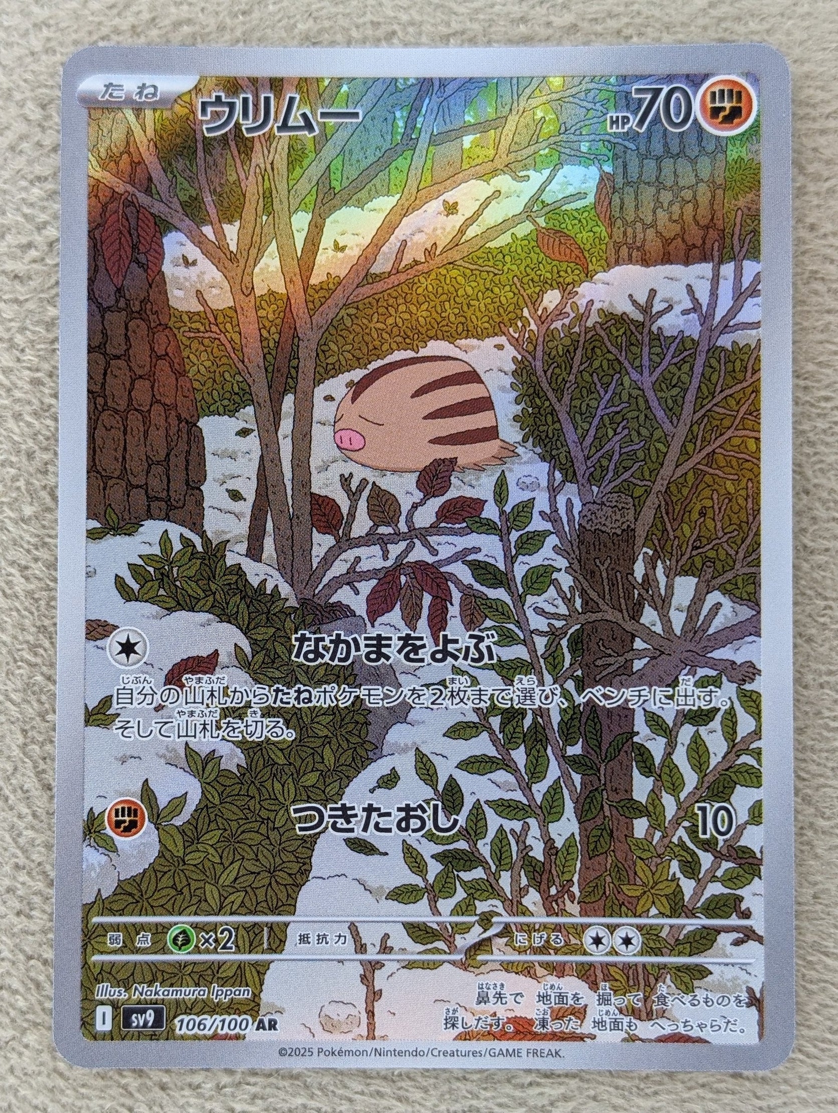 Pokémon, Swinub (Japanse) single card - PKMSTORAGEZ