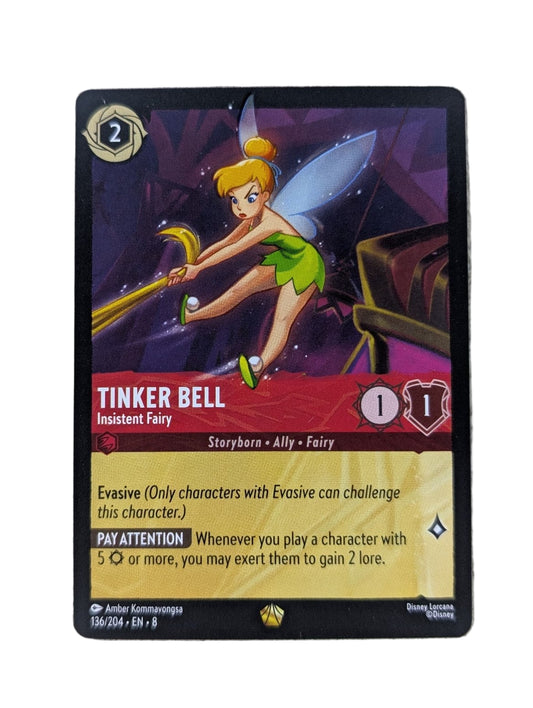 Lorcana, Tinker Bell - Insistent Fairy (English) single card